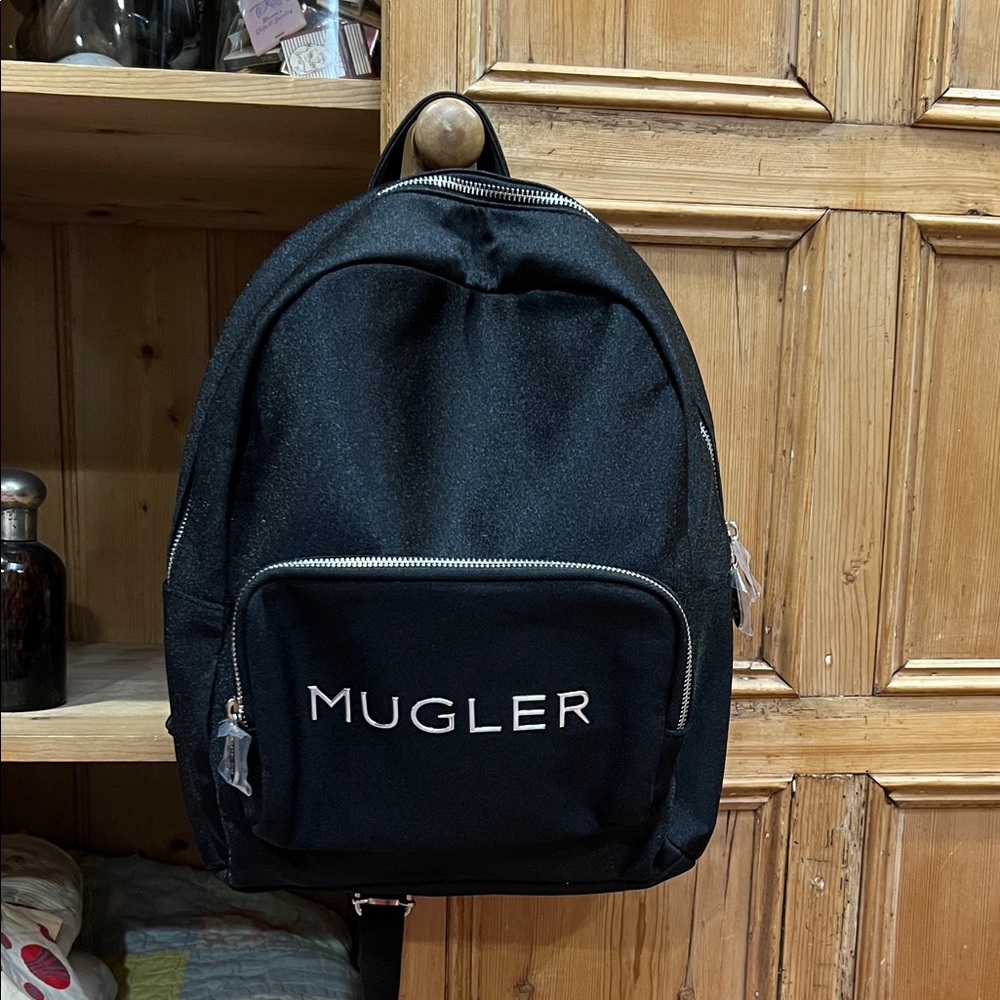 Mugler Classic Mini Black Backpack